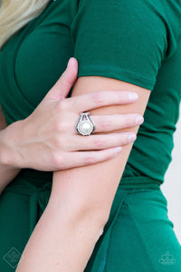 Pampered In Pearls White Ring