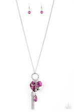 Load image into Gallery viewer, Haute Heartbreaker Purple Necklace
