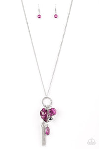 Haute Heartbreaker Purple Necklace