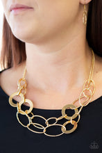 Load image into Gallery viewer, Metallic Maverick Gold Necklace
