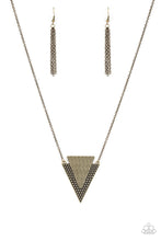 Load image into Gallery viewer, Ancient Arrow Brass Necklace
