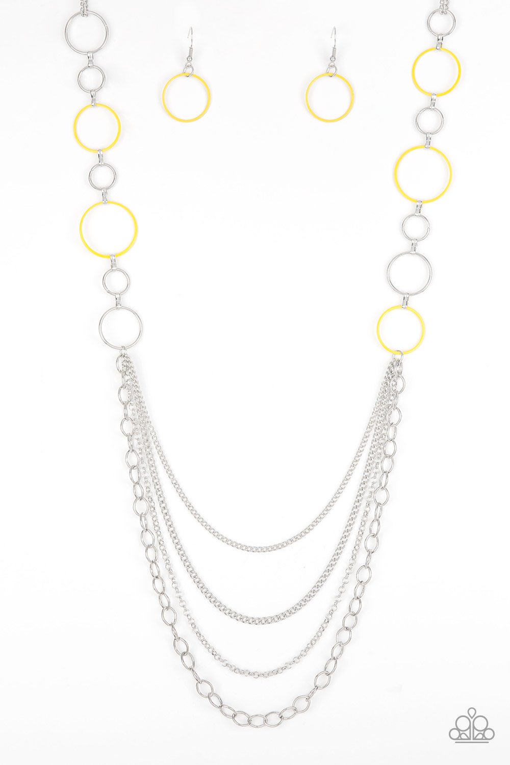 Beatifully Bubbly Yellow Necklace