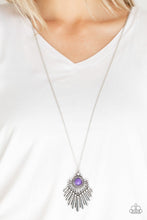 Load image into Gallery viewer, Inde Pendant Idol Purple Necklace
