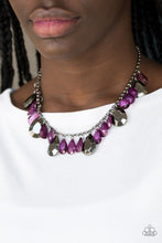 Load image into Gallery viewer, Hurricane Season Purple Necklace
