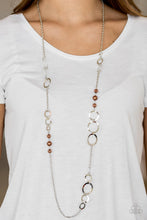 Load image into Gallery viewer, The Glow-est Of The Glow Brown Necklace
