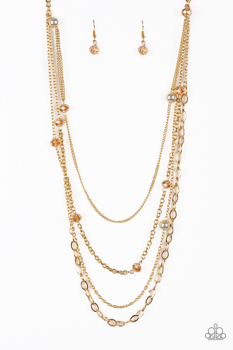 Glamour Grotto Necklace Gold
