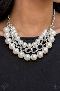 Fashion Fix  Silver white pearl 4 pieces