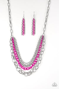 Color Bomb Necklace Pink