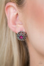 Load image into Gallery viewer, Courtly Courtluness Pink Post Earring
