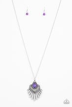 Load image into Gallery viewer, Inde Pendant Idol Purple Necklace
