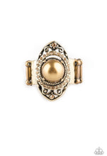 Load image into Gallery viewer, Pearl Posh Brass Ring
