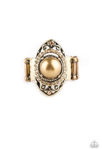 Pearl Posh Brass Ring