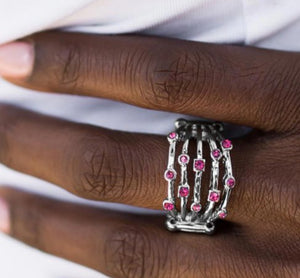 Sparkle Shodown Pink Ring