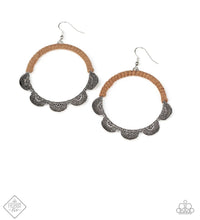 Load image into Gallery viewer, Tambourine Trend - Brown Earring
