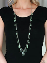 Load image into Gallery viewer, Glow and Steady Wins The Race Green Necklace
