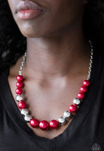 Load image into Gallery viewer, Take Note Red Necklace
