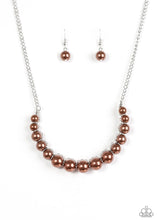Load image into Gallery viewer, Fashion Show Must On Brown Necklace

