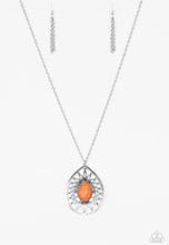 Load image into Gallery viewer, Summer Sunbeam Orange Necklace

