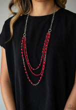Load image into Gallery viewer, New York City Chic Red Necklace
