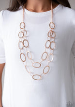 Load image into Gallery viewer, Glimmer Goals Rose Gold Necklace

