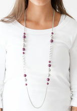 Load image into Gallery viewer, Uptown Talker Necklace Purple
