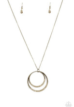 Load image into Gallery viewer, Front And Epicenter Necklace Brass
