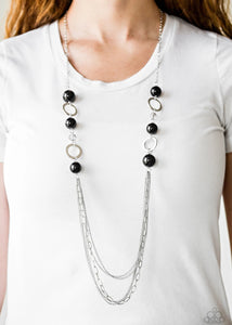 Its About Showtime Black Necklace