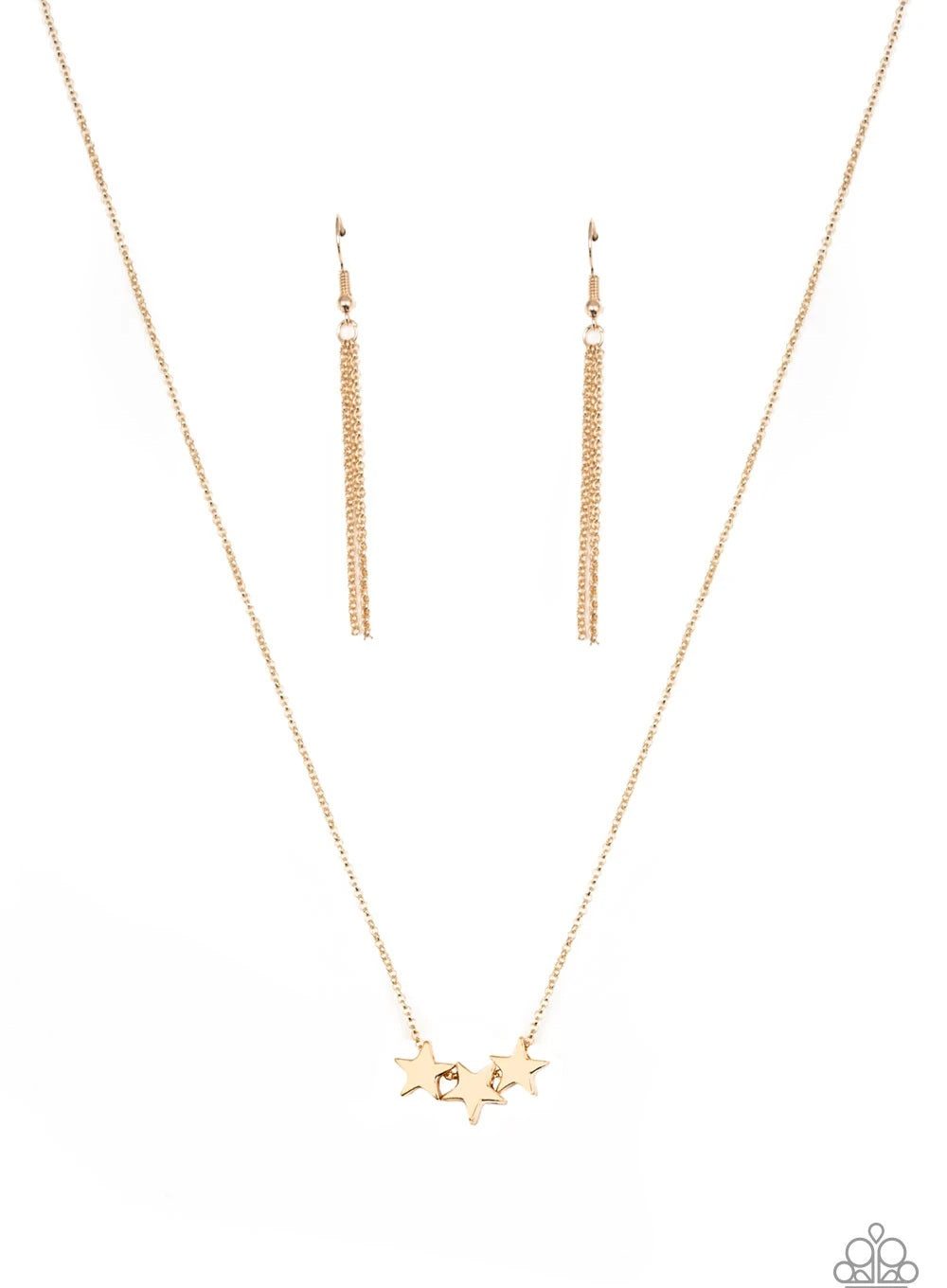 Shoot For The Stars Gold Necklace