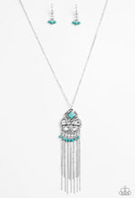 Load image into Gallery viewer, Whimsically Western Necklace Blue
