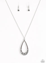 Load image into Gallery viewer, Teardrop Tease Silver Necklace
