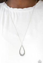 Load image into Gallery viewer, Teardrop Tease Silver Necklace

