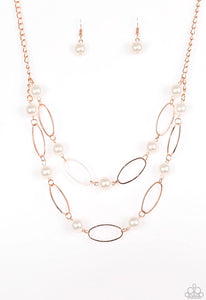 Best Of Both Posh-Ible Worlds Necklace Copper