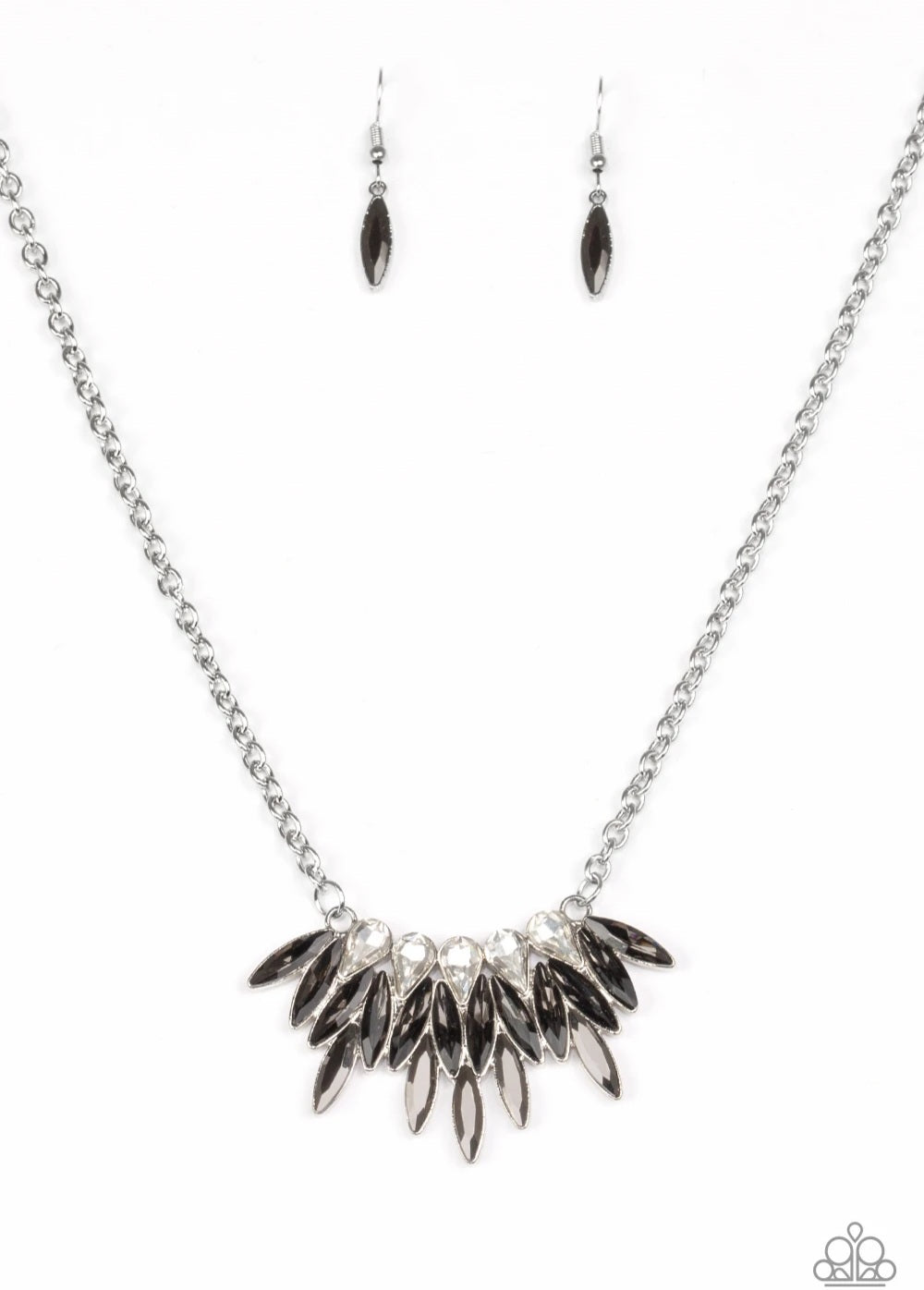 Crown Couture Silver Necklace