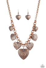 Load image into Gallery viewer, Love Lockets Copper Necklace
