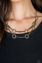 Load image into Gallery viewer, Circus Couture Brass Necklace
