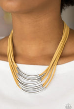 Load image into Gallery viewer, Walk The Walkabout Necklace Yellow
