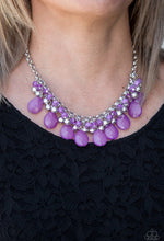 Load image into Gallery viewer, Trending Tropicana Purple Necklace

