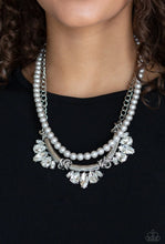 Load image into Gallery viewer, Bow Before The Queen White Necklace
