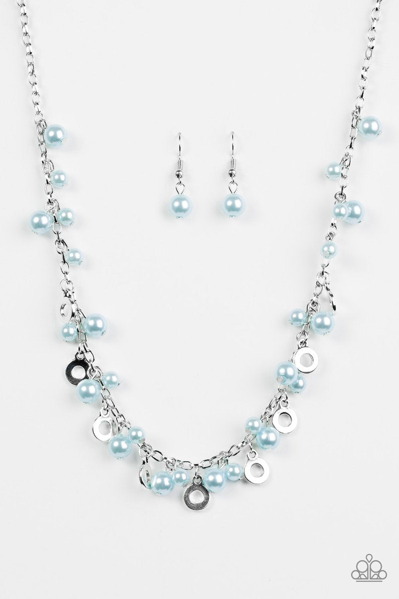 Elegant Ensemble Blue Necklace
