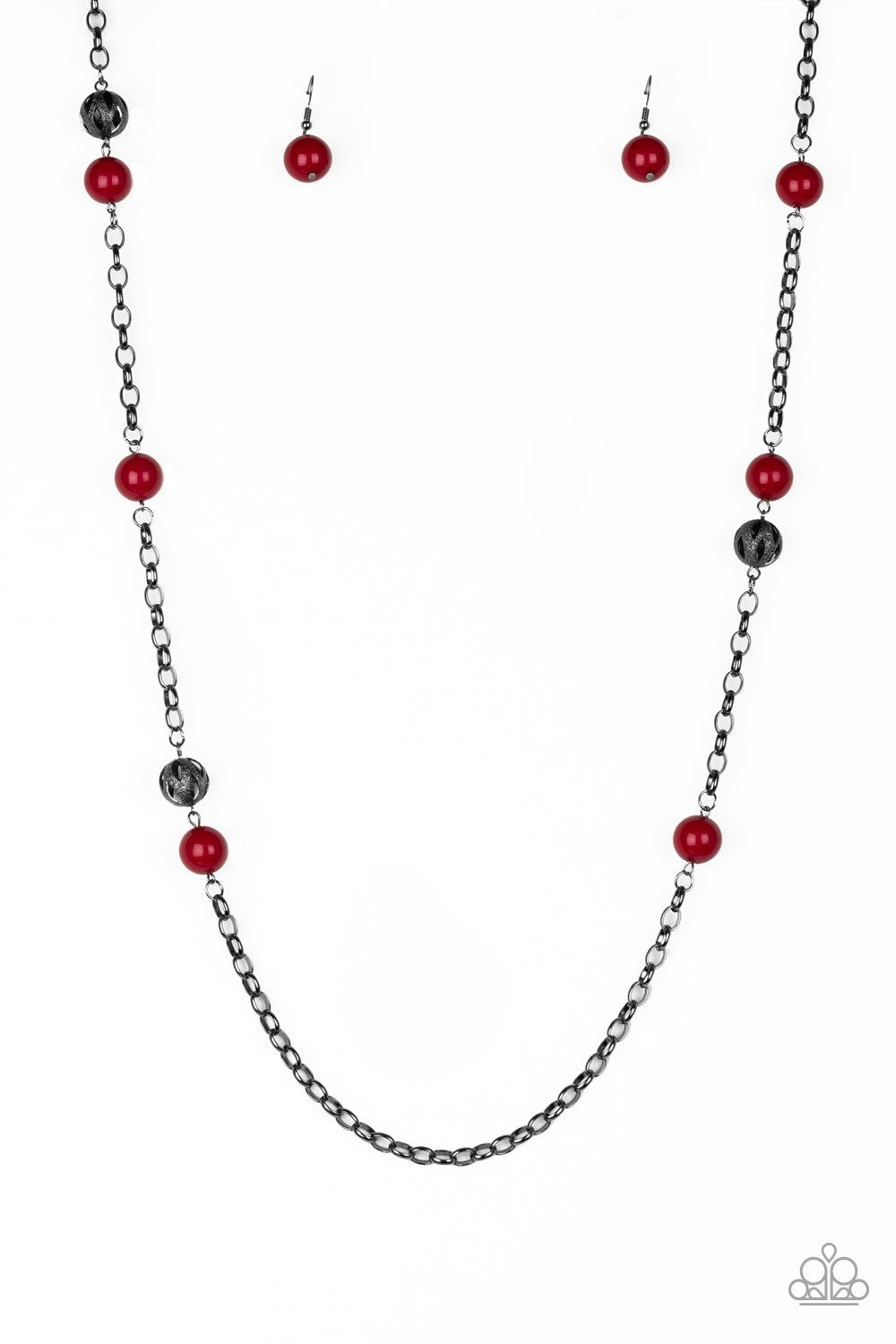 Fashion Fad Necklace Red