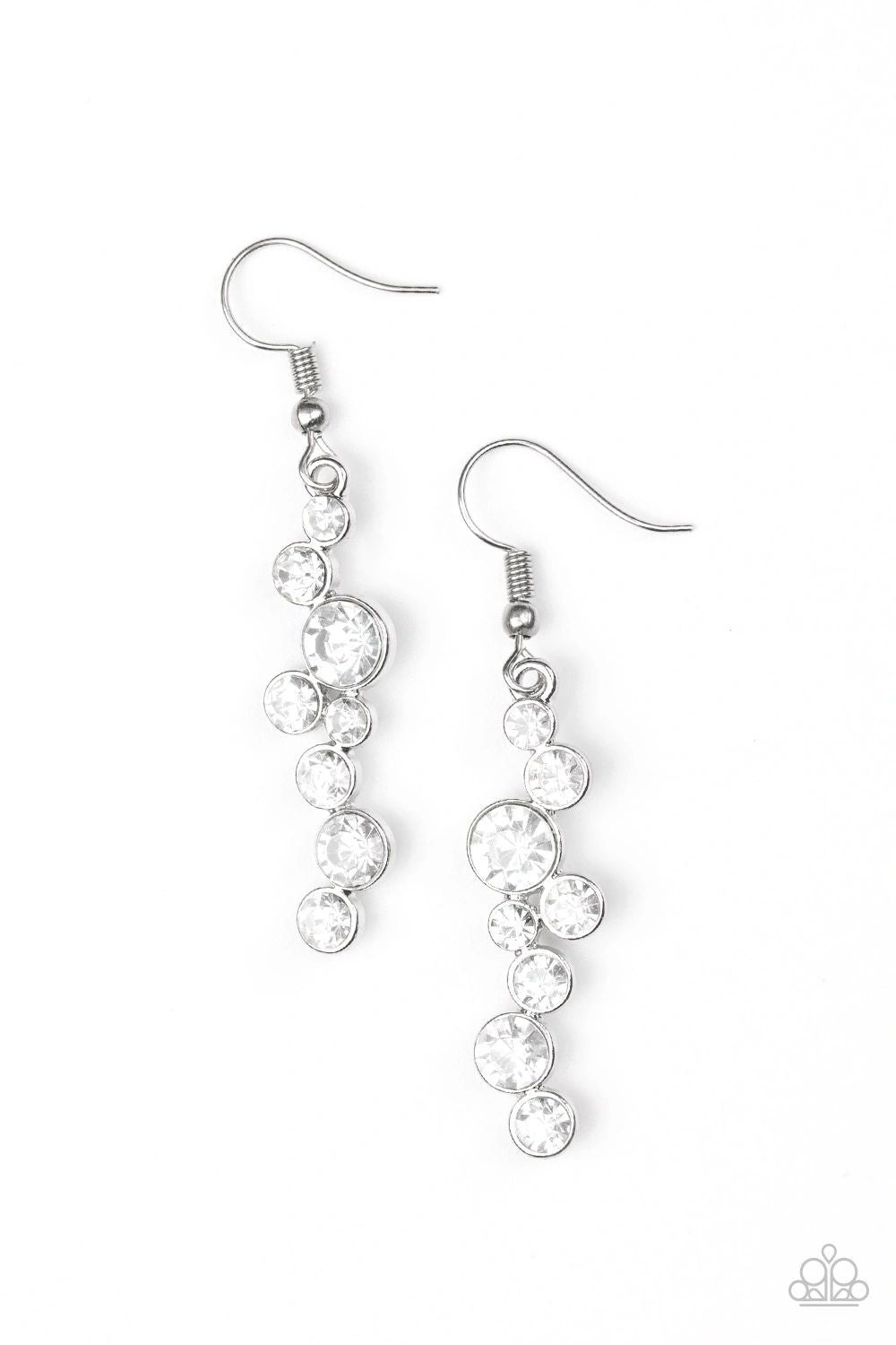 Milky Way Magnificence Earring White
