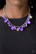 Load image into Gallery viewer, Flirtatiously Florida Purple Necklace
