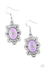 Load image into Gallery viewer, Posy Party Purple Earring
