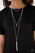 Load image into Gallery viewer, Sandtone Castles Pink Necklace
