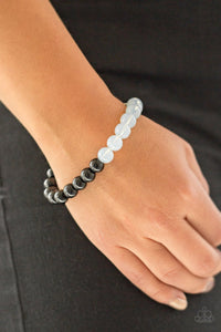 Cool And Content White Bracelet