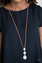 Load image into Gallery viewer, Embrace The Journey Orange Necklace
