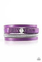 Load image into Gallery viewer, Catwalk Craze Purple Urban Bracelet
