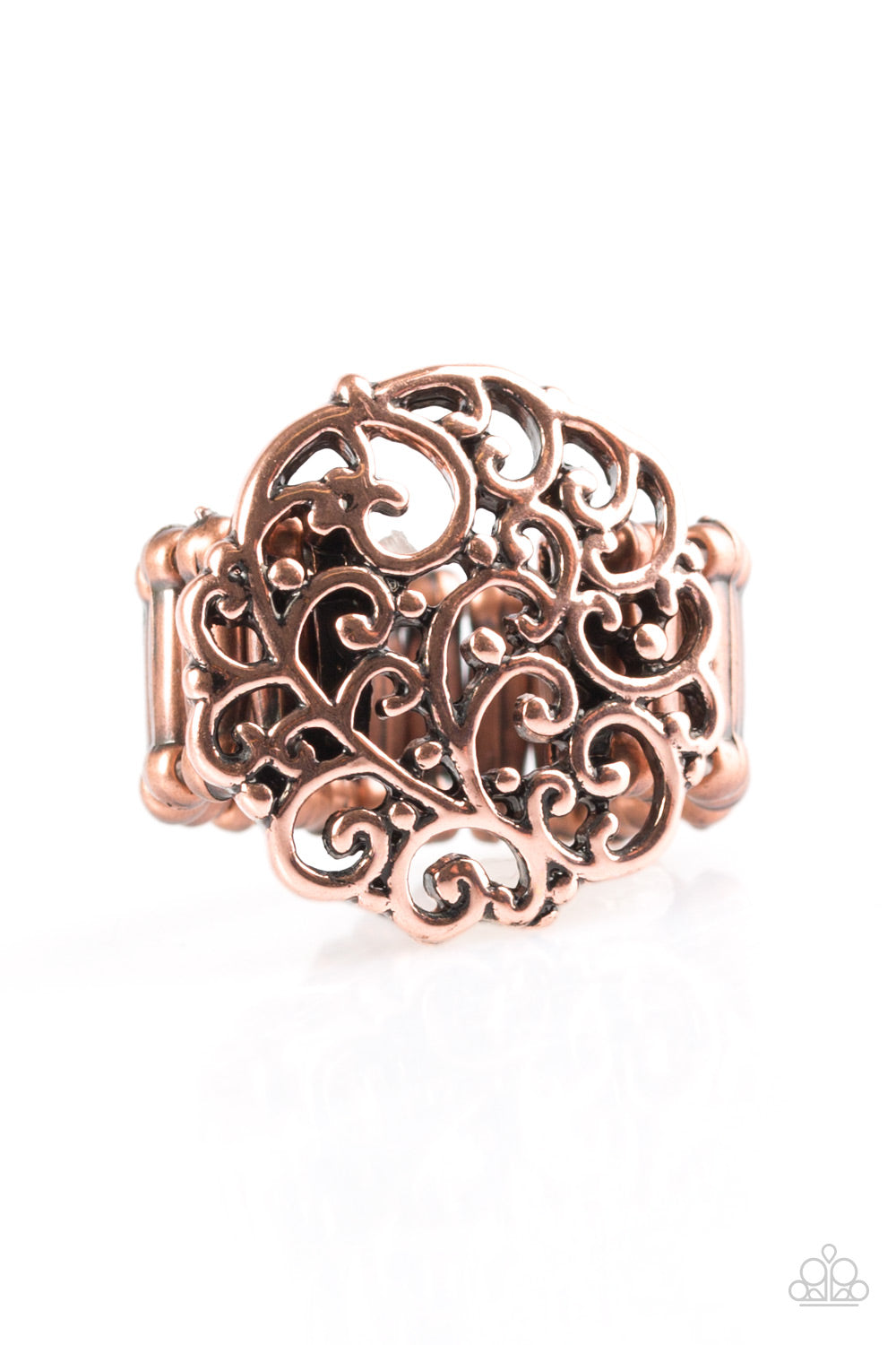 Thrills and Frills Copper Ring