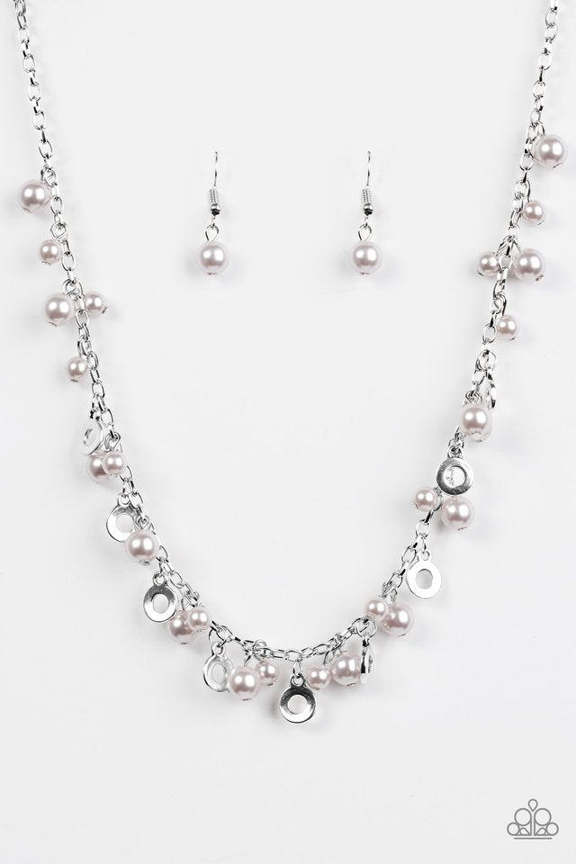 Elegant Ensemble Silver Necklace