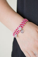 Load image into Gallery viewer, Rooftop Gardens Pink Bracelet
